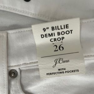 J Crew 9” Billie Demi Boot Crop Size 26 NWT